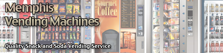 Memphis vending equipment including Snack Vending Machines, Coffee Vending Machines, Cold Food Vending Machines, Coca Cola Vending Machines. 